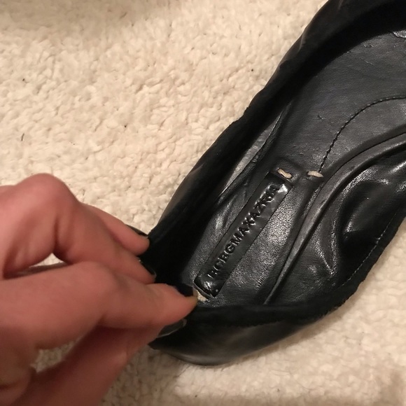BCBGMAXAZRIA THAYER FLATS BLACK SIZE 8 - Picture 6 of 7